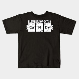 Elements of 31 October Periodic Table Halloween Kids T-Shirt